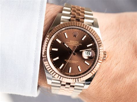 rolex chocolate brown